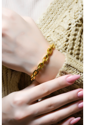 ZİNCİR TASARIM BİLEKLİK 22 AYAR A063846