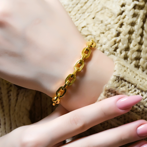 ZİNCİR TASARIM BİLEKLİK 22 AYAR A063846 ZİNCİR TASARIM BİLEKLİK 22 AYAR A063846