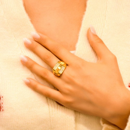 TAŞLI FANTAZİ YÜZÜK 22 AYAR A063794 TAŞLI FANTAZİ YÜZÜK 22 AYAR A063794