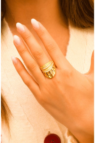 TAŞLI FANTAZİ YÜZÜK 22 AYAR A063815 TAŞLI FANTAZİ YÜZÜK 22 AYAR A063815