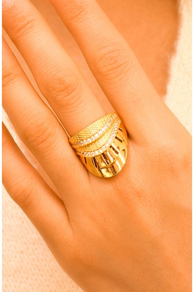 TAŞLI FANTAZİ YÜZÜK 22 AYAR A063815 TAŞLI FANTAZİ YÜZÜK 22 AYAR A063815