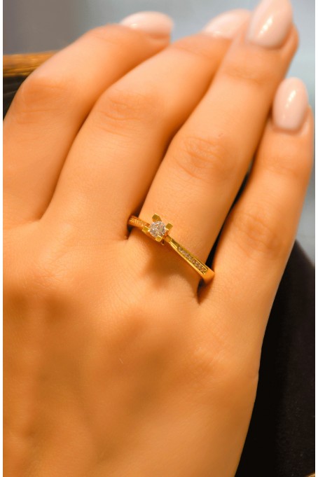 TEKTAŞ YÜZÜK 22 AYAR A034370