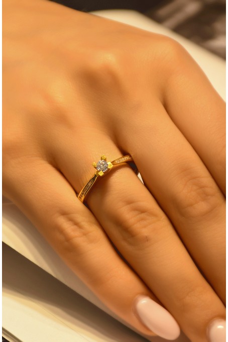 TEKTAŞ YÜZÜK 22 AYAR A034370