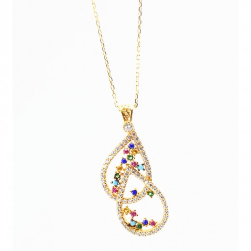 TASARIM TAŞLI KOLYE 22 AYAR A025947