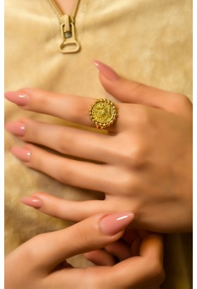 TUĞRALI DORİKA YÜZÜK 22 AYAR A042665