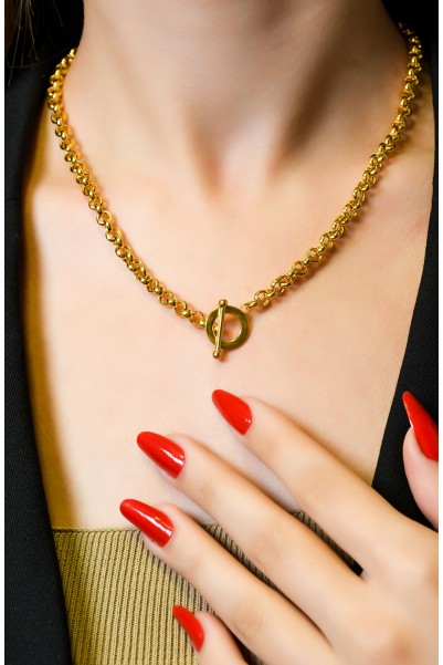 TASARIM ZİNCİR KOLYE 22 AYAR A066037