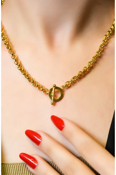 TASARIM ZİNCİR KOLYE 22 AYAR A066037