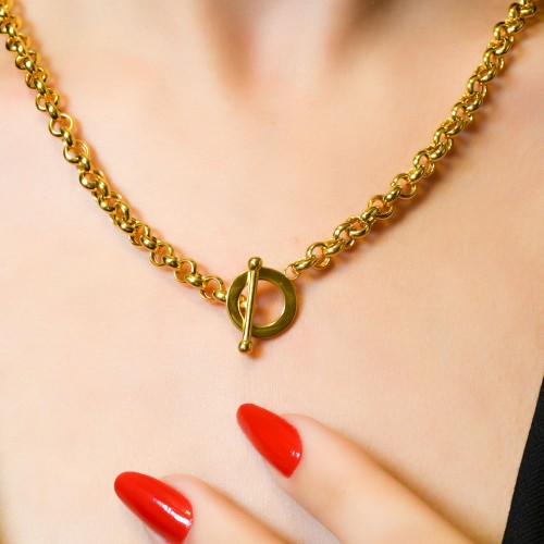 TASARIM ZİNCİR KOLYE 22 AYAR A066037 TASARIM ZİNCİR KOLYE 22 AYAR A066037