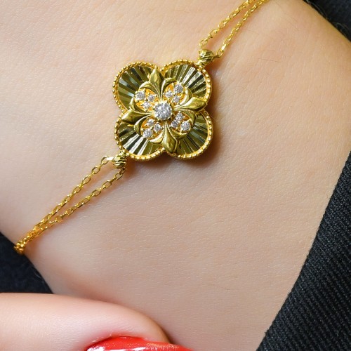 TAŞLI TASARIM BİLEKLİK 22 AYAR A066082 TAŞLI TASARIM BİLEKLİK 22 AYAR A066082