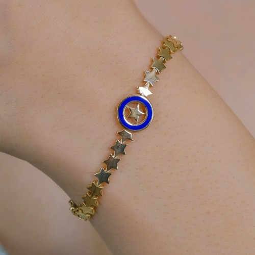 YILDIZLI BİLEKLİK 14 AYAR A049210 YILDIZLI BİLEKLİK 14 AYAR A049210