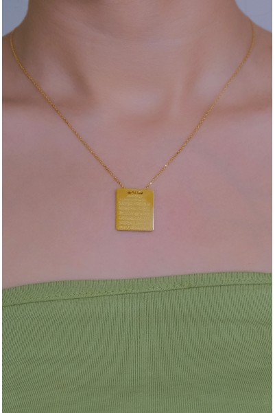 KARE DUA KOLYE 22 AYAR A054659