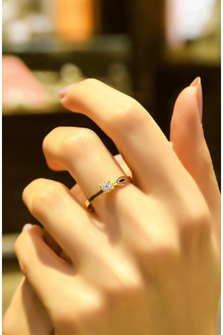 TEKTAŞ YÜZÜK 22 AYAR A049535