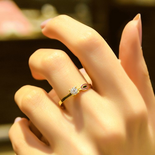 TEKTAŞ YÜZÜK 22 AYAR A049535 TEKTAŞ YÜZÜK 22 AYAR A049535