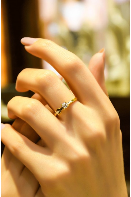 TEKTAŞ YÜZÜK 22 AYAR A049543