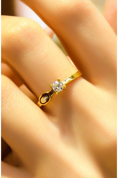 TEKTAŞ YÜZÜK 22 AYAR A049543