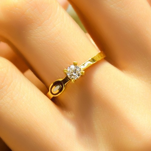 TEKTAŞ YÜZÜK 22 AYAR A049543 TEKTAŞ YÜZÜK 22 AYAR A049543