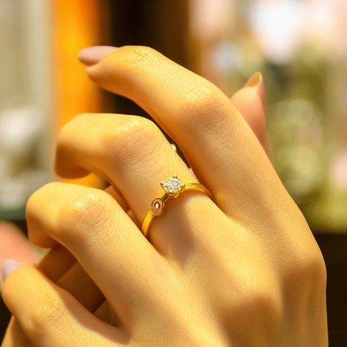 TEKTAŞ YÜZÜK 22 AYAR A049550 TEKTAŞ YÜZÜK 22 AYAR A049550