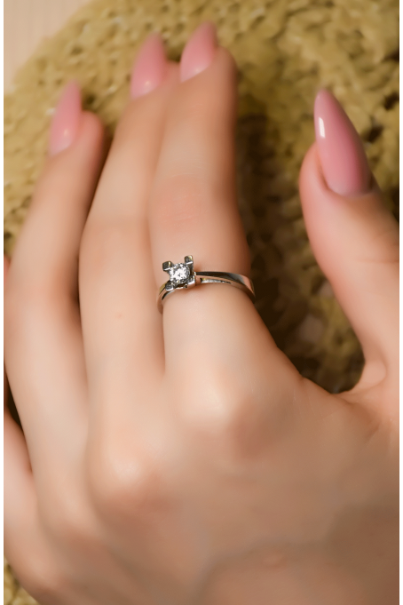 TEKTAŞ YÜZÜK 14 AYAR A000472