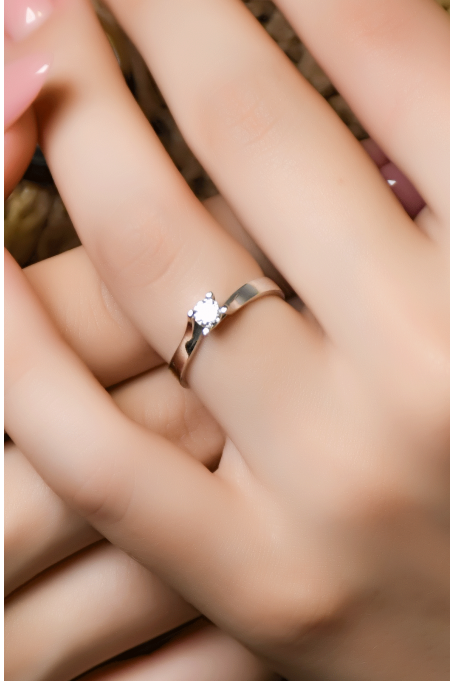 TEKTAŞ YÜZÜK 14 AYAR A000483