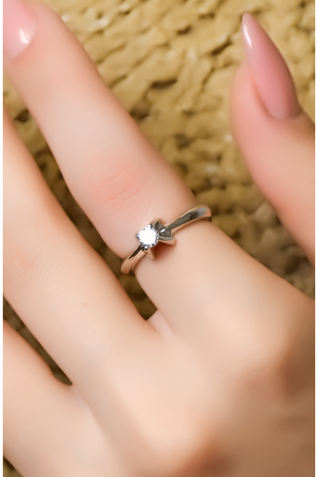 TEKTAŞ YÜZÜK 14 AYAR A000506