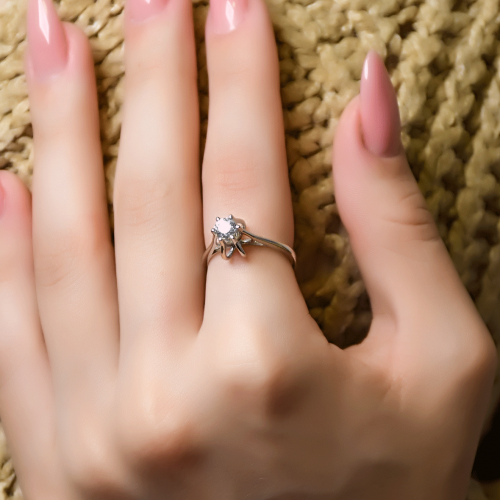 TEKTAŞ YÜZÜK 14 AYAR A000508 TEKTAŞ YÜZÜK 14 AYAR A000508