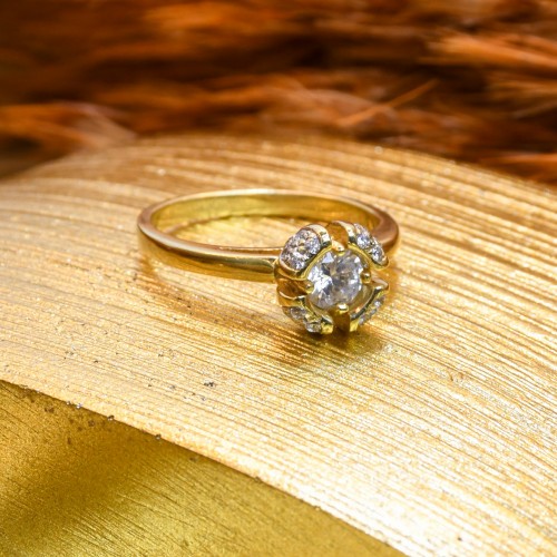 TEKTAŞ YÜZÜK 14 AYAR A000512 TEKTAŞ YÜZÜK 14 AYAR A000512