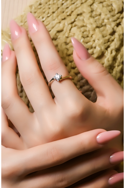 TEKTAŞ YÜZÜK 14 AYAR A000550