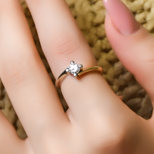 TEKTAŞ YÜZÜK 14 AYAR A000550 TEKTAŞ YÜZÜK 14 AYAR A000550