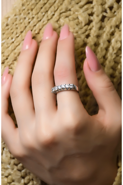 YEDİTAŞ YÜZÜK 14 AYAR A000597