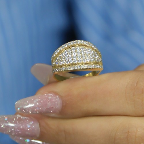 TASARIM YÜZÜK 14 AYAR A000609