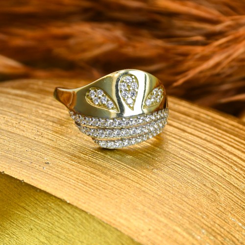 TAŞLI FANTAZİ YÜZÜK 14 AYAR A000679 TAŞLI FANTAZİ YÜZÜK 14 AYAR A000679