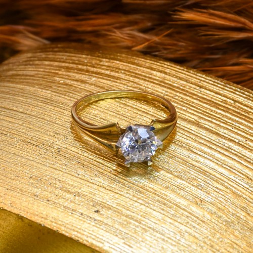 TEKTAŞ YÜZÜK 14 AYAR A005326 TEKTAŞ YÜZÜK 14 AYAR A005326