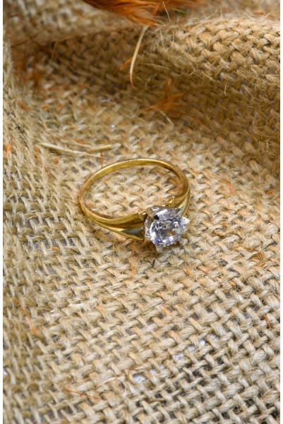 TEKTAŞ YÜZÜK 14 AYAR A005326