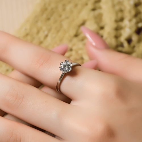 TEKTAŞ YÜZÜK 14 AYAR A007186 TEKTAŞ YÜZÜK 14 AYAR A007186