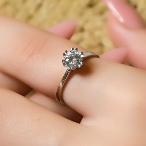 TEKTAŞ YÜZÜK 14 AYAR A007186 TEKTAŞ YÜZÜK 14 AYAR A007186