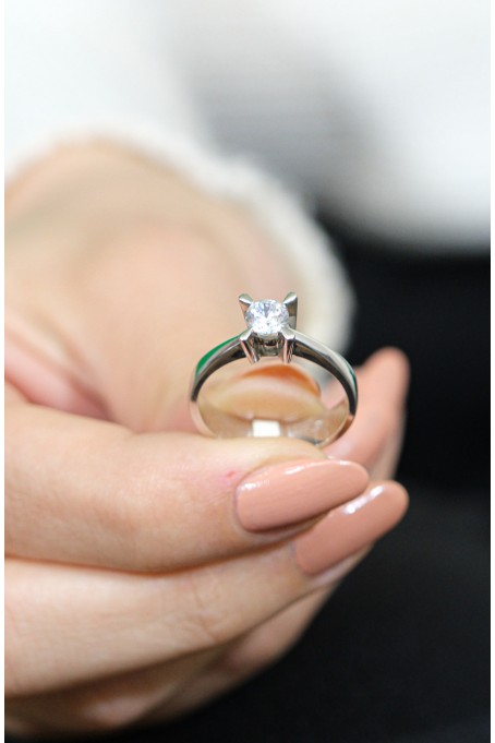 TEKTAŞ YÜZÜK 14 AYAR A007308