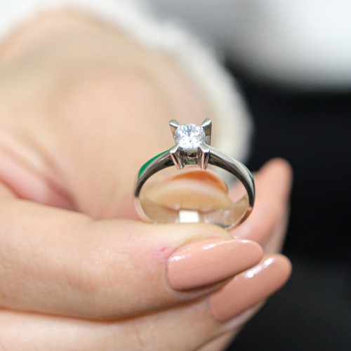 TEKTAŞ YÜZÜK 14 AYAR A007308 TEKTAŞ YÜZÜK 14 AYAR A007308