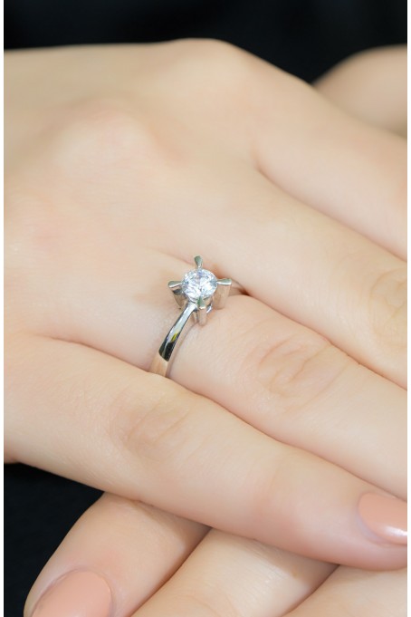 TEKTAŞ YÜZÜK 14 AYAR A007308