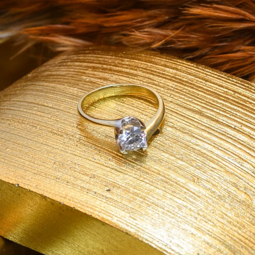 TEKTAŞ YÜZÜK 14 AYAR A010891 TEKTAŞ YÜZÜK 14 AYAR A010891