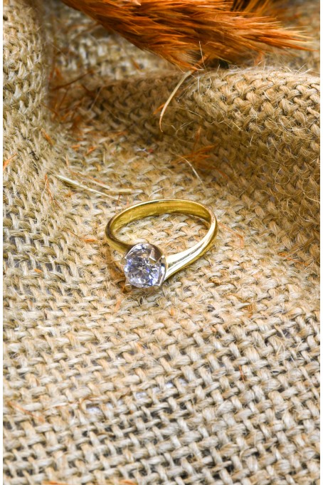 TEKTAŞ YÜZÜK 14 AYAR A010891