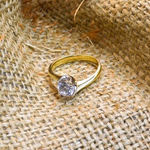 TEKTAŞ YÜZÜK 14 AYAR A010891 TEKTAŞ YÜZÜK 14 AYAR A010891