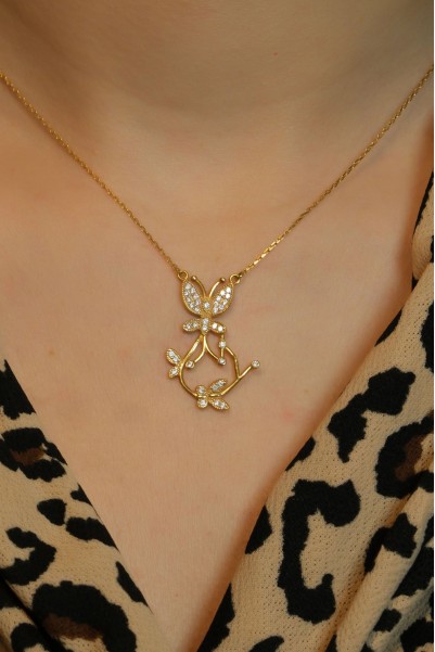 KELEBEK KOLYE 22 AYAR A013563 KELEBEK KOLYE 22 AYAR A013563