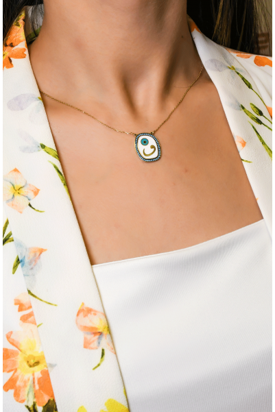 VAV&NAZAR BONCUKLU KOLYE 14 AYAR A015288