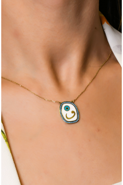 VAV&NAZAR BONCUKLU KOLYE 14 AYAR A015288