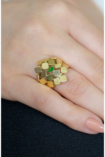 FANTAZİ YÜZÜK 14 AYAR A020186