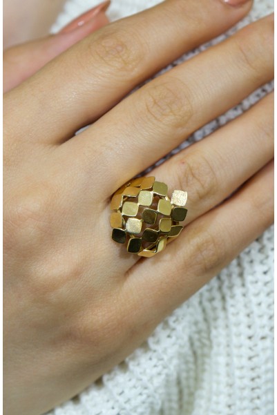 FANTAZİ YÜZÜK 14 AYAR A020186