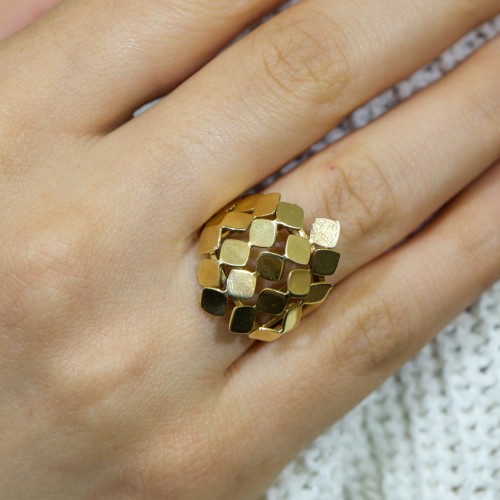 FANTAZİ YÜZÜK 14 AYAR A020186