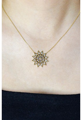 GÜNEŞ KOLYE 14 AYAR A023258