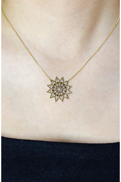 GÜNEŞ KOLYE 14 AYAR A023258 GÜNEŞ KOLYE 14 AYAR A023258