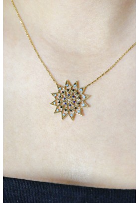 GÜNEŞ KOLYE 14 AYAR A023258